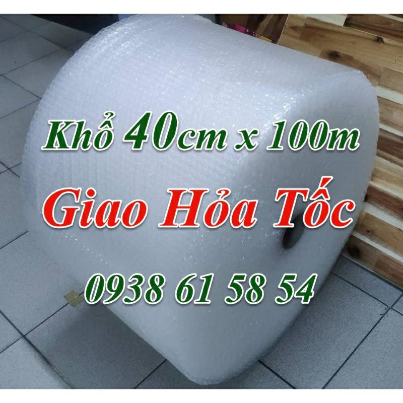 Cuộn xốp bong bóng khổ 40cmx100m bọc chống sốc