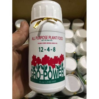 Phân bón lá 12-4-8 nk mỹ chai 240ml
