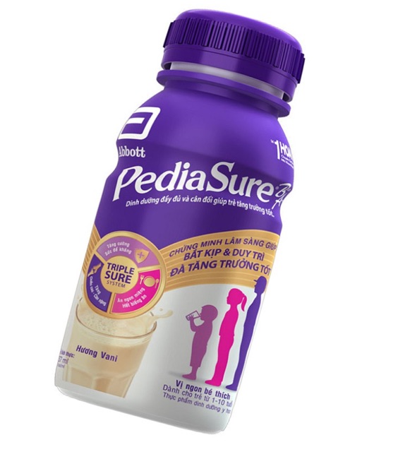 Lốc 6 chai sữa nước PEDIASURE hương vani