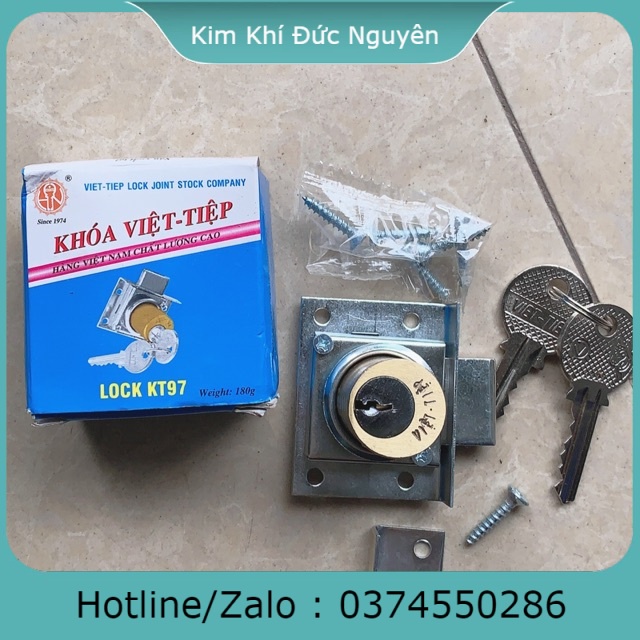 Khoá tủ Việt Tiệp KT97 lắp tủ hàng chính hãng
