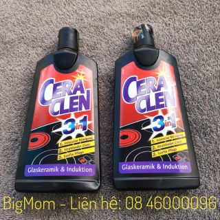 DUNG DỊCH TẨY RỬA BẾP TỪ - BẾP ĐIỆN - BẾP GA 3IN1 CERA CLEN