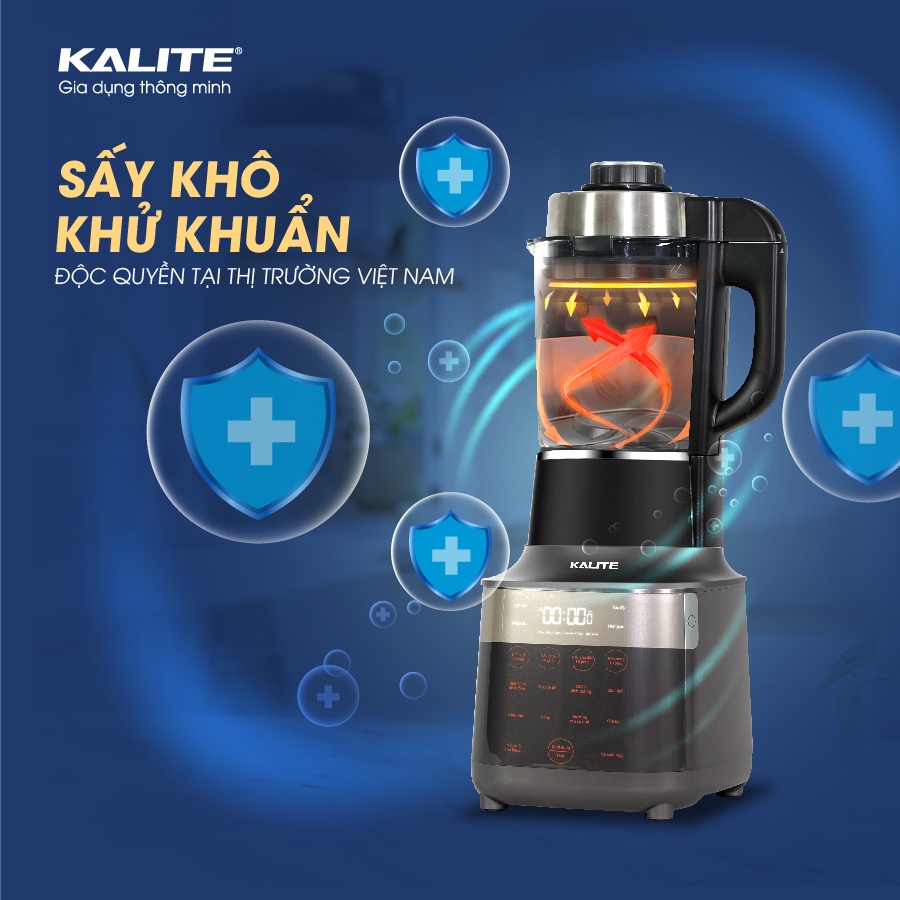 Máy làm sữa hạt Kalite KL- 950 1.75L | Máy đa năng, Nắp cảm biến chống trào | Hàng chính hãng | Bảo hành 12 tháng