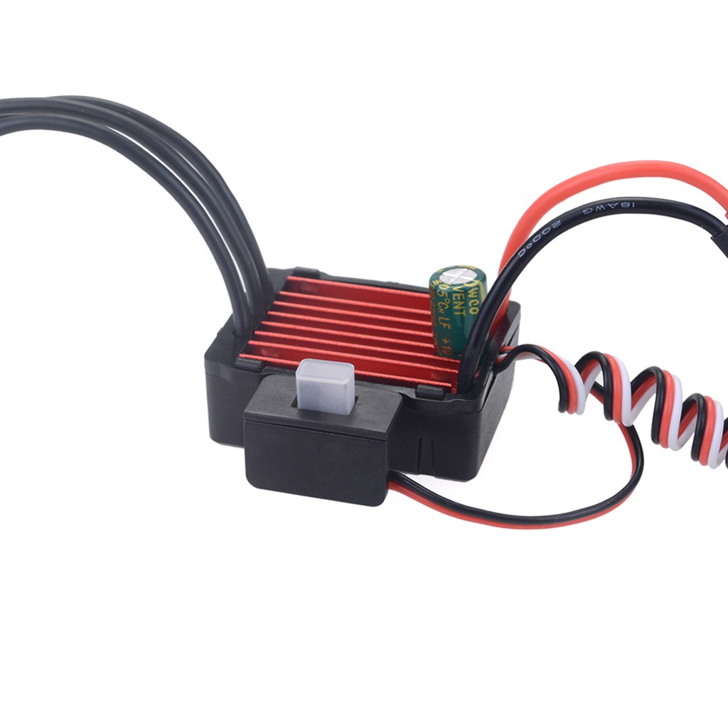 Bộ Điều Khiển Tốc Độ Không Chổi Than ESC 25A 35A 45A 60A 80A 120A 150A Cho Xe Hơi Điều Khiển Từ Xa 1 / 8 1 / 10 1 / 12 1 /