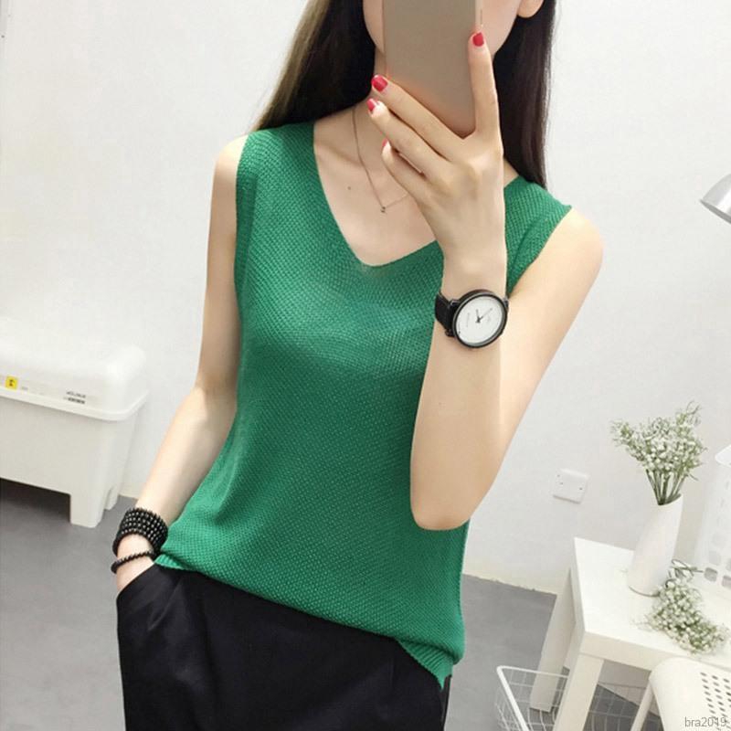 Áo Nữ Không Tay Cổ Chữ V Thời Trang Quyến Rũ | BigBuy360 - bigbuy360.vn