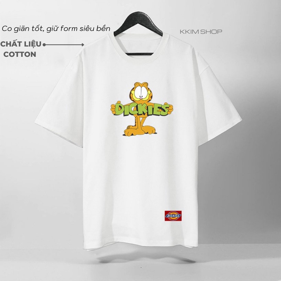 Áo Thun Tay Lỡ Dickies, áo phông Unisex nam nữ Form rộng oversize, chất liệu Cotton. KKIM Shop