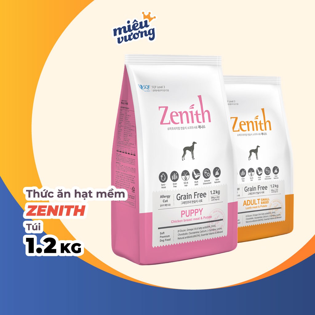 Hạt mềm Zenith cho chó | Gói 1.2kg