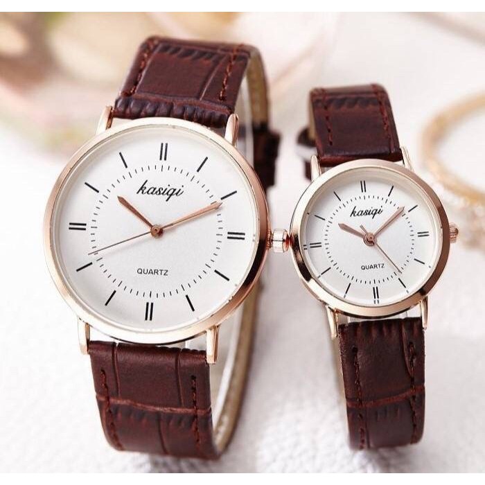 Đồng hồ cặp đôi nam nữ thời trang Kasigi thanh lịch thumbnail