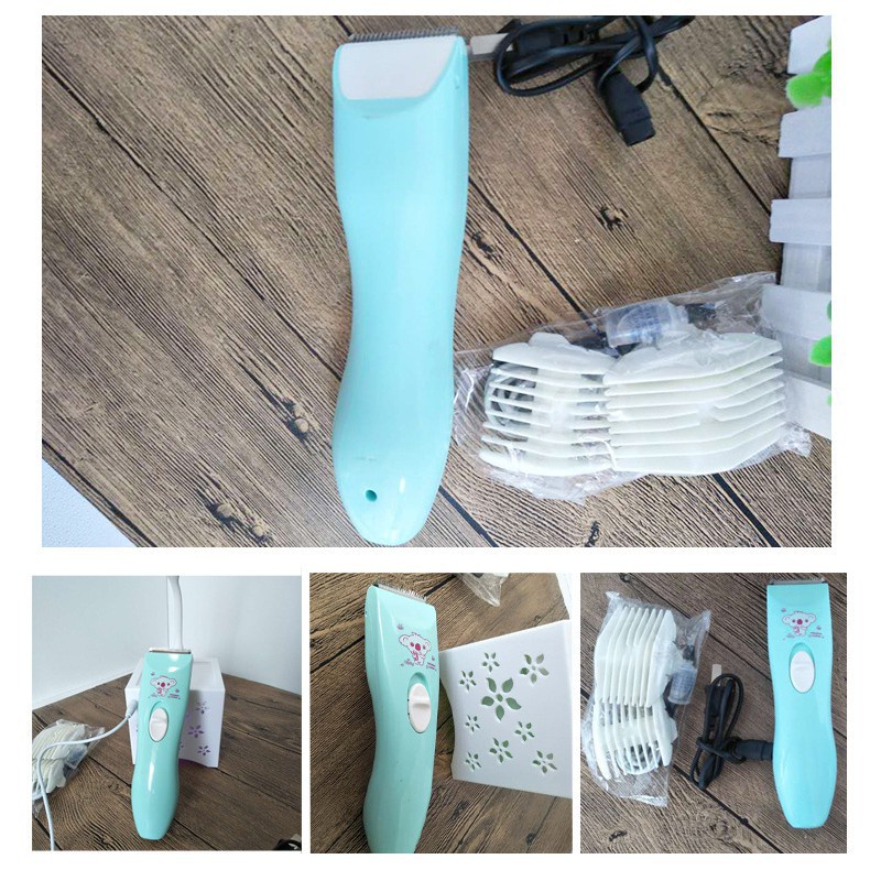 Tông đơ cắt tóc 💓FREESHIP💓 Tông đơ cắt tóc cho trẻ clipper, cường độ tiếng ồn thấp, không làm tổn thương da 7163
