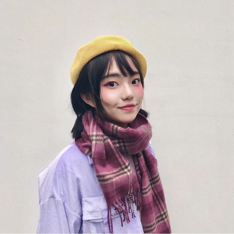 Mũ Beret Màu Trơn Mềm Mại Thời Trang Mùa Hè Hàn Quốc Cho Nữ