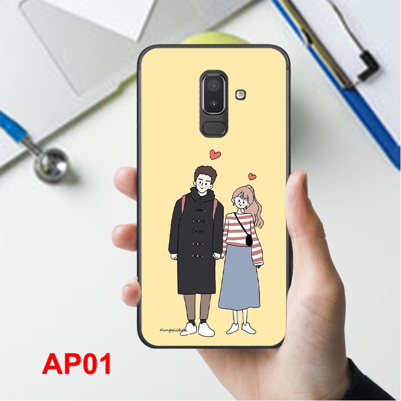 ỐP ĐIỆN THOẠI SAMSUNG J6 - SAMSUNG J6 PLUS -SAMSUNG J8 -SAMSUNG J8 PLUS CÔ BÉ CẬU BÉ SIÊU CUTE ĐẸP CỰC BỀN