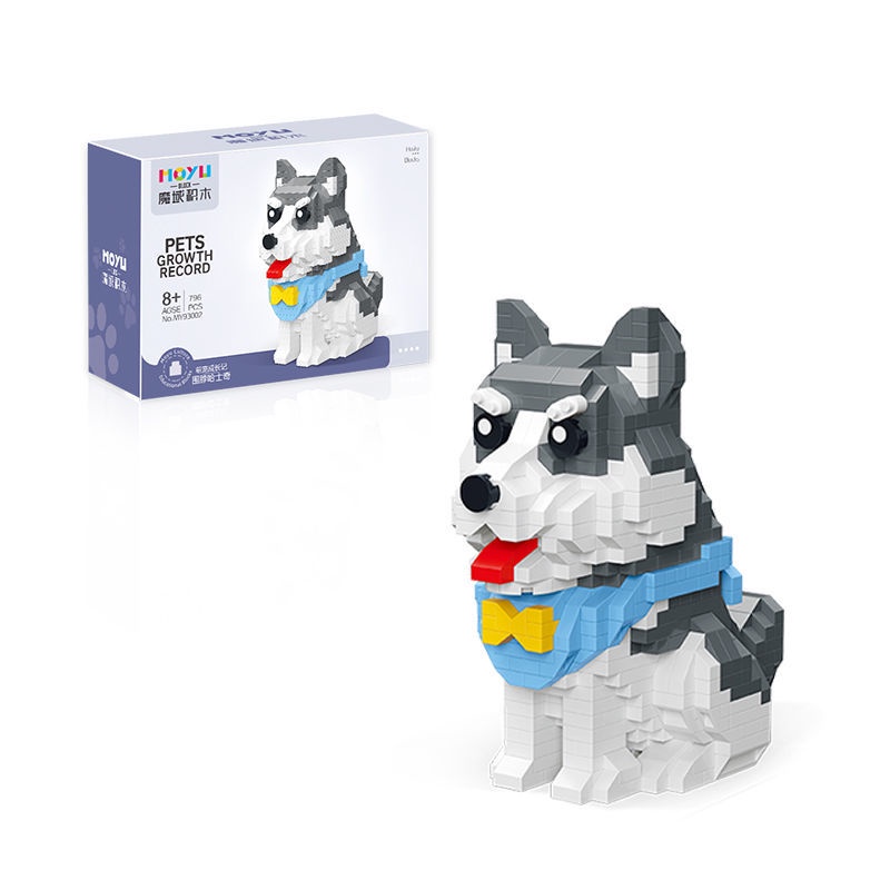 Bộ Đồ Chơi Lắp Ráp Hình Thú Cưng Dễ Thương Dành Cho Trẻ Em