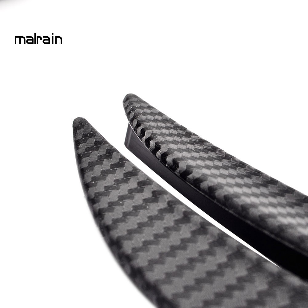 Set 2 dải dán vòm bánh xe hơi bằng sợi carbon 72cm chất lượng cao