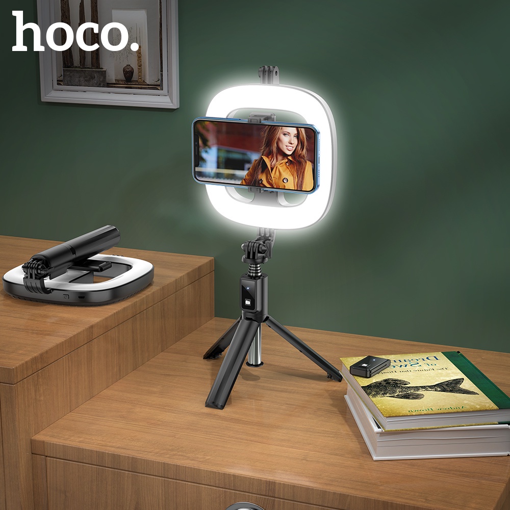Vòng Đèn Led HOCO LV03 Plus Kèm Giá Đỡ 3 Chân Cho Chụp Ảnh Selfie