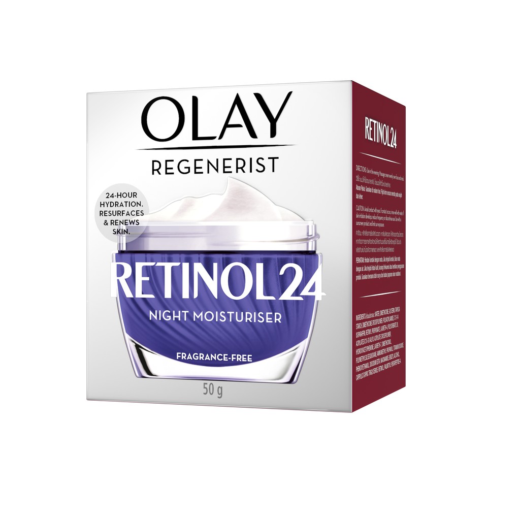 [Mã COSPGSBD  giảm 8% đơn 250K] Kem Dưỡng Ẩm Ngăn Ngừa Lão Hóa Olay Regenerist Chứa Chiết Xuất Retinol24 50gr