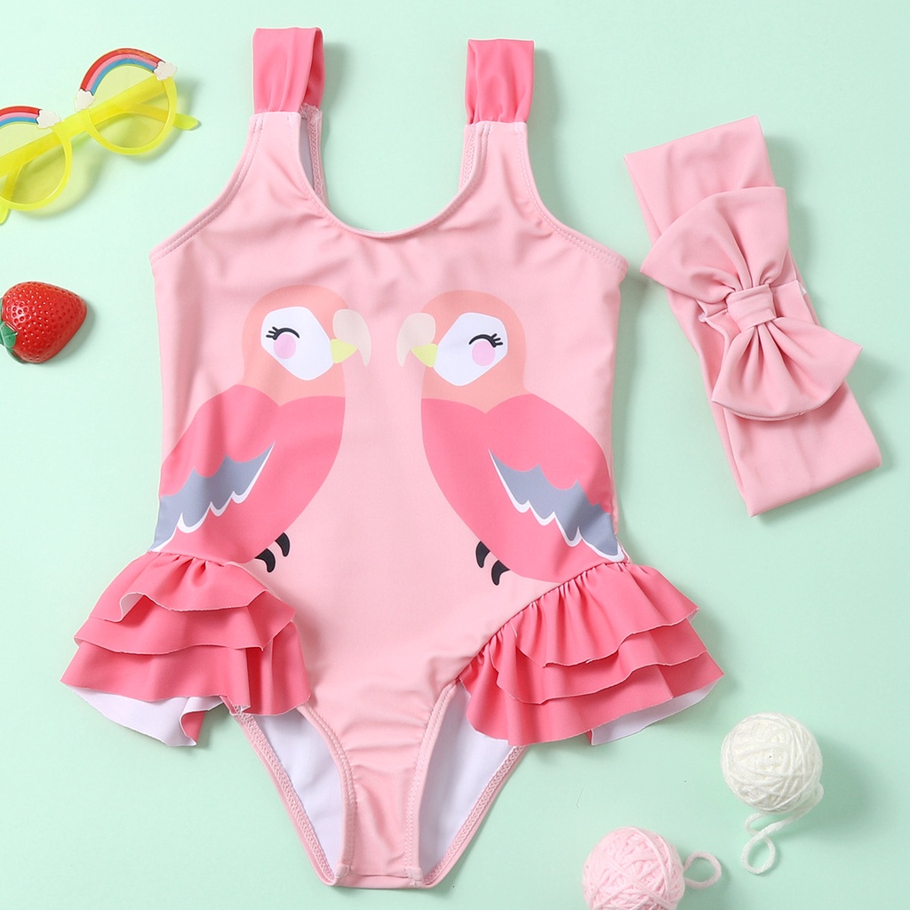 Đồ bơi liền một mảnh sát nách họa tiết hoạt hình đáng yêu dành cho trẻ em