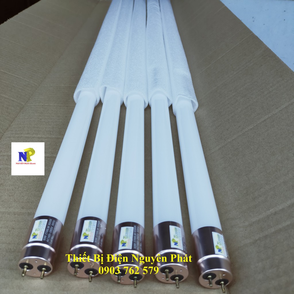 Bóng Tuýp LED T8 1.2m 32w Siêu Sáng Bóng Đầu Nhôm Tản Nhiệt Rất Tốt