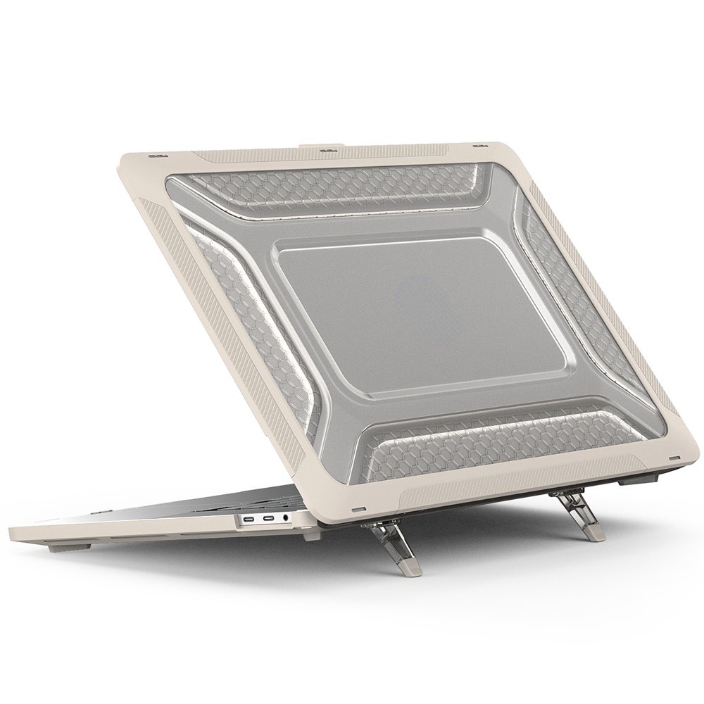 Ốp Bảo Vệ Máy Tính Bảng Bằng TPU Mạ Điện Mỏng Có Giá Đỡ Cho Mac Book Air Pro 13 16 Inch 2020 2018 2019