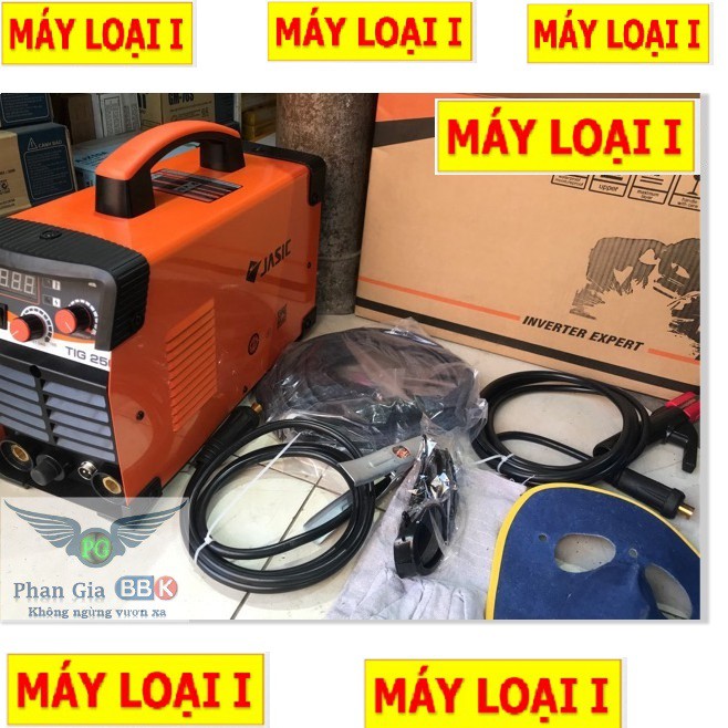 MÁY HÀN TIG JASIC 250 - TIG 250 2 CHỨC NĂNG KHÍ VÀ QUE ĐỦ BỘ