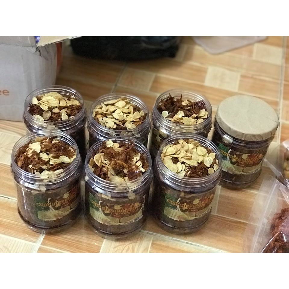 [FREE SHIP HN TỪ 150K] 500g heo khô cháy tỏi loại 1 (loại có giấy chứng nhận VSATTP) | BigBuy360 - bigbuy360.vn