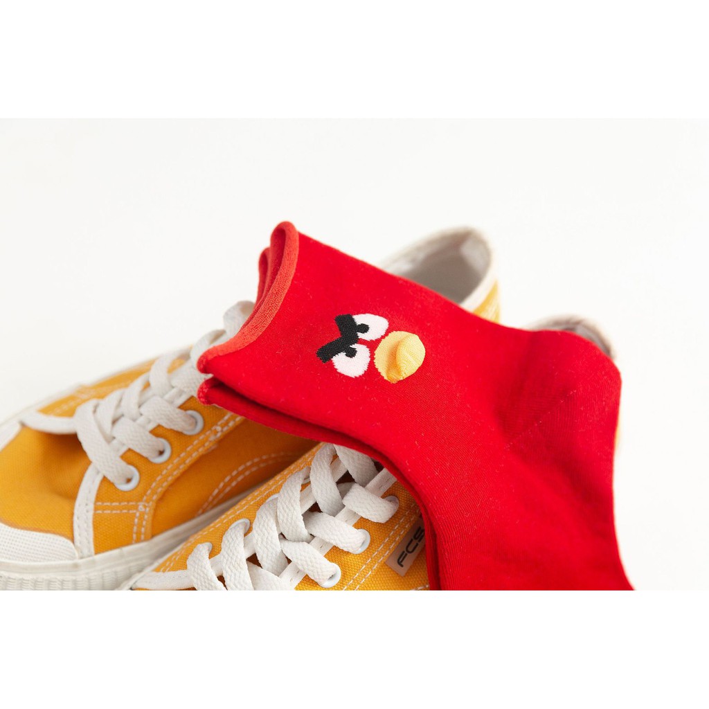 Tất cổ cao Bivota Vớ Nữ Cổ Cao In Hình Angry Bird Cực Xinh Xắn T29