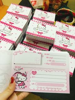 Phiếu giao hàng KITTY combo 10 quyển(FRESSHIP TỪ 99k)