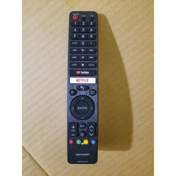 Remote Điều khiển tivi Sharp giọng nói GB346WJSA - Hàng mới chính hãng 100% Tặng kèm Pin!!!
