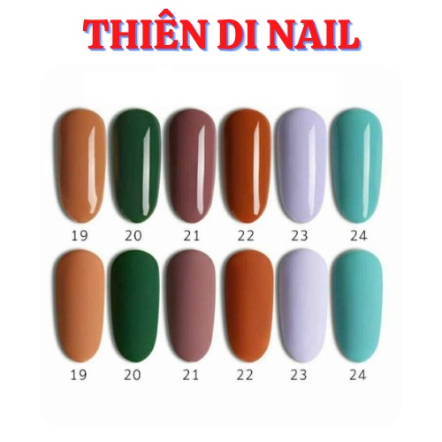 Sơn Gel AS mã màu 19-24 Thiên Di Nail