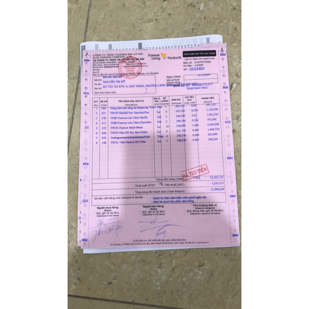 Viên Phấn Ong Forever Bee Pollen 026Flp