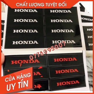 Tem chữ honda dán rổ xe
