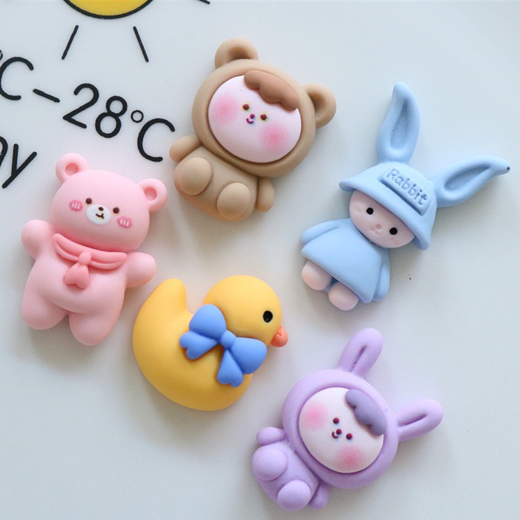 Sticker Gắn Dép Sục Hoạt Hình DIY Xinh Xắn Đáng Yêu
