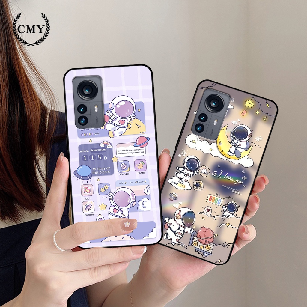 Ốp lưng Xiaomi 12 / Xiaomi 12 Pro hình gấu, vũ trụ ngân hà chibi. ốp chống sốc bền đẹp