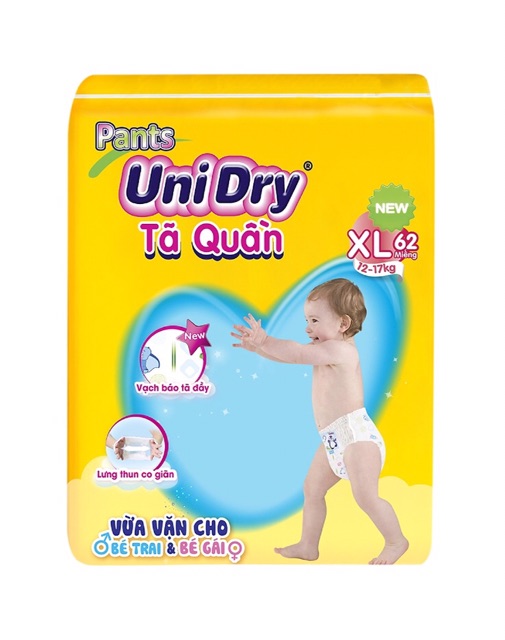 Tã quần Unidry M74/L68/XL62/XXL56