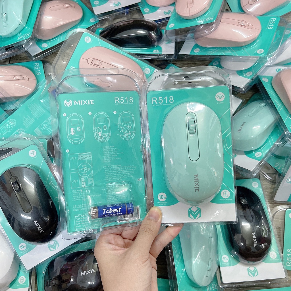 Chuột Không Dây Mixie R518  Hàng Chính Hãng