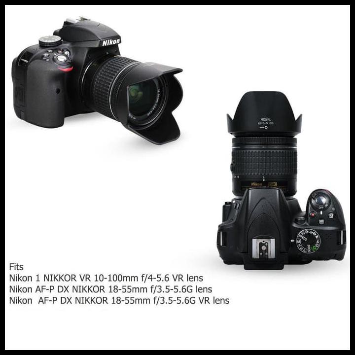 Bộ Lọc Ống Kính Hb-N106 55mm Uv (Nikon Af-P 18-55 Vr / Nikon D3400 / D5300