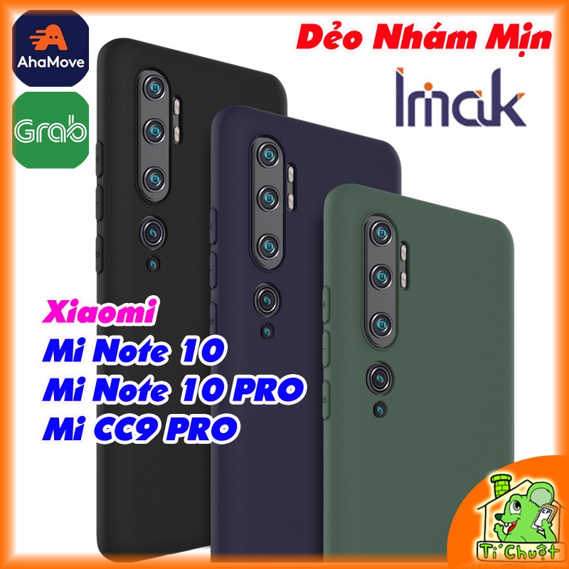 [Chính Hiệu iMak] Ốp lưng Xiaomi Mi Note 10/ Note 10 PRO/ CC9 PRO Dẻo Màu Nhám Mịn