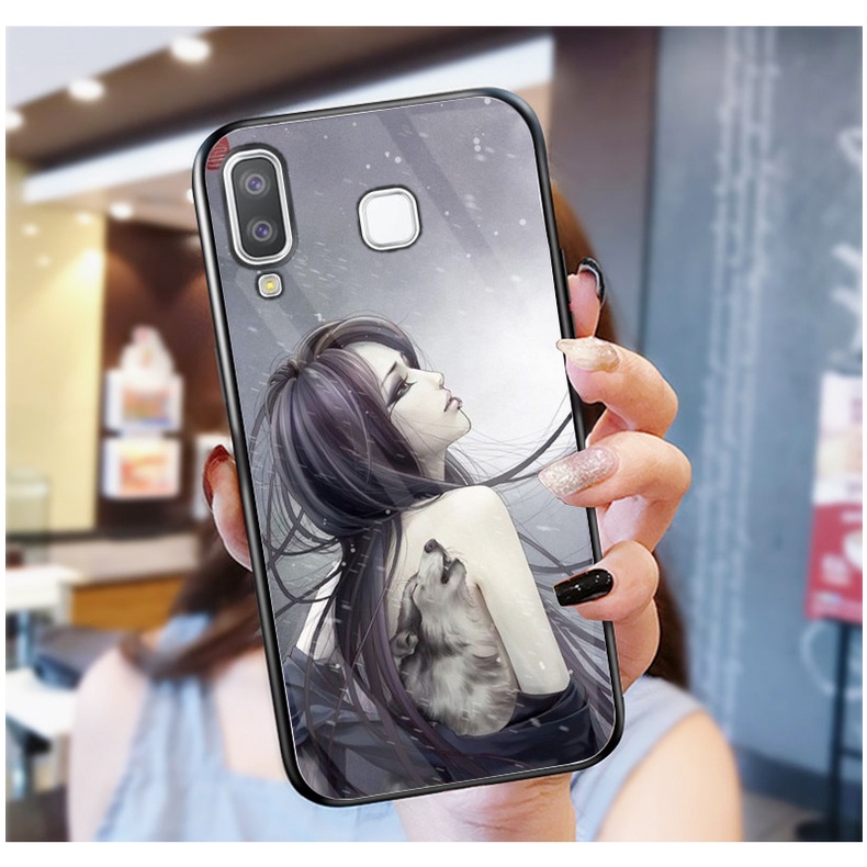 Ốp Lưng SAMSUNG GALAXY A8 STAR Ốp kính bóng cao cấp mới nhất