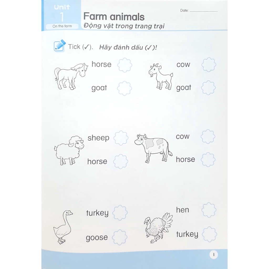 Sách - Khoa Học Tiền Tiểu Học Song Ngữ- Sách Luyện Tập 5