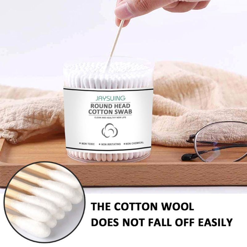 Hộp Tăm Bông Hai Đầu Tròn Tiện Lợi