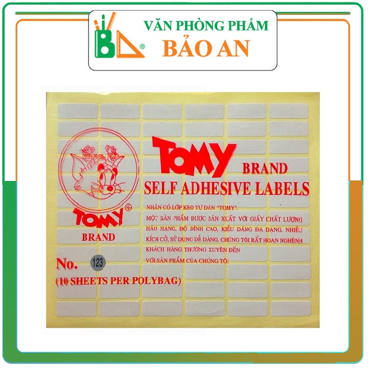Giấy Đề Can TOMY Khổ A5 (10 Tờ/Tập)