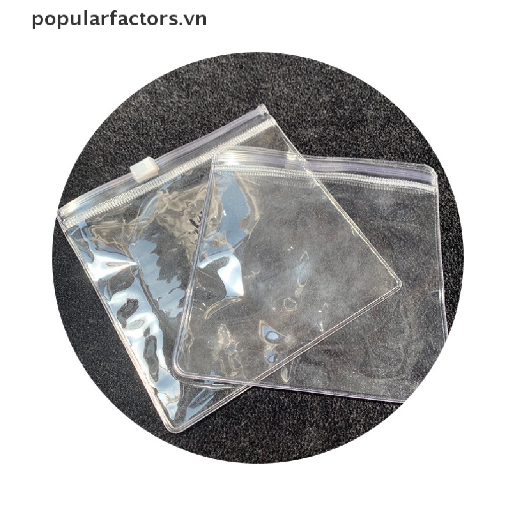 Set 20 / 26 Túi Zip PVC Trong Suốt Đựng Trang Sức