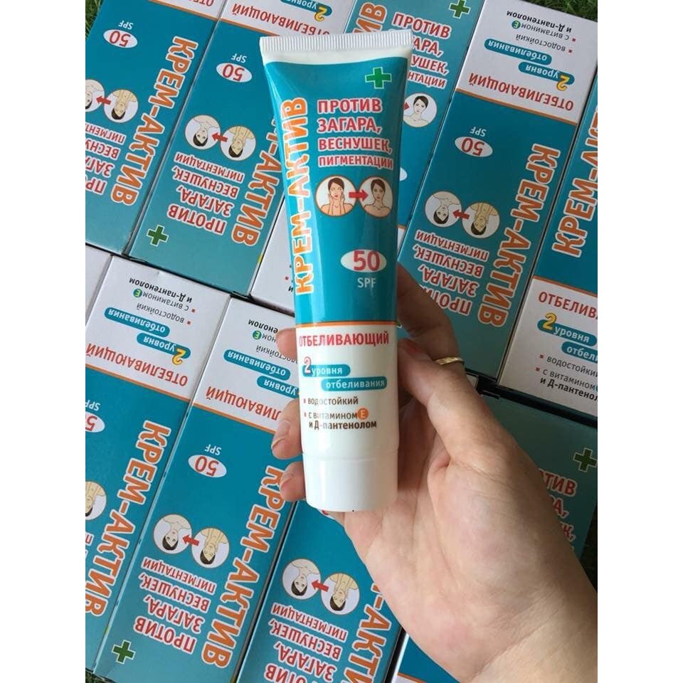 Kem Chống Nắng Dưỡng Trắng Da Lên Tone Của Nga SPF 50+++ - Mỹ Phẩm Nội Địa Chính Hãng.