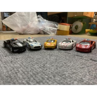 Set 5 Ô Tô Cảnh Sát Đồ Chơi Bằng Kim Loại