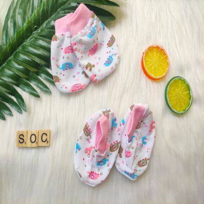 Set Bao Tay & Bao Chân Cho Bé Sơ Sinh | Hiệu Mintuu