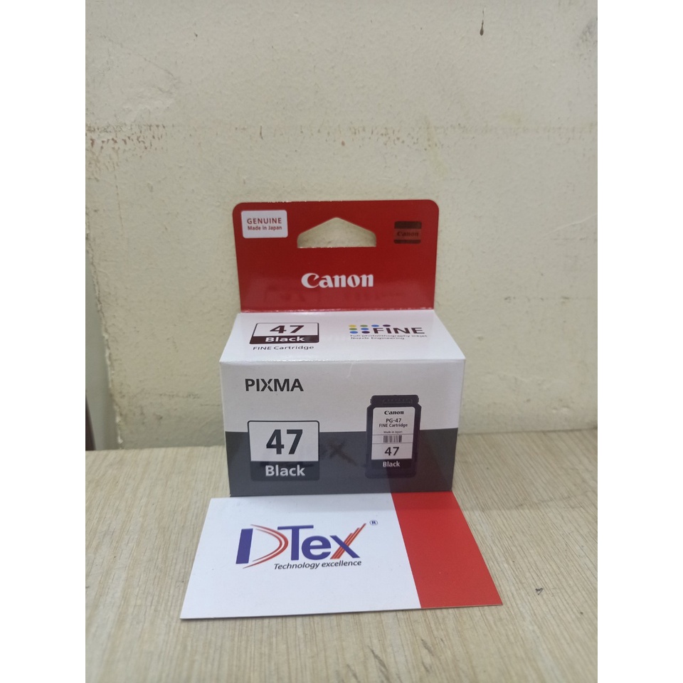 Mực in Canon PG-47 Pigment Black Ink Cartridge (9057B001AA) - HÀNG CHÍNH HÃNG