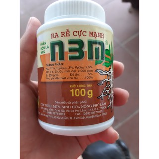 [Hàng chuẩn] Phân bón lá kích rễ N3M, siêu ra rễ cho cây trồng lọ 100g