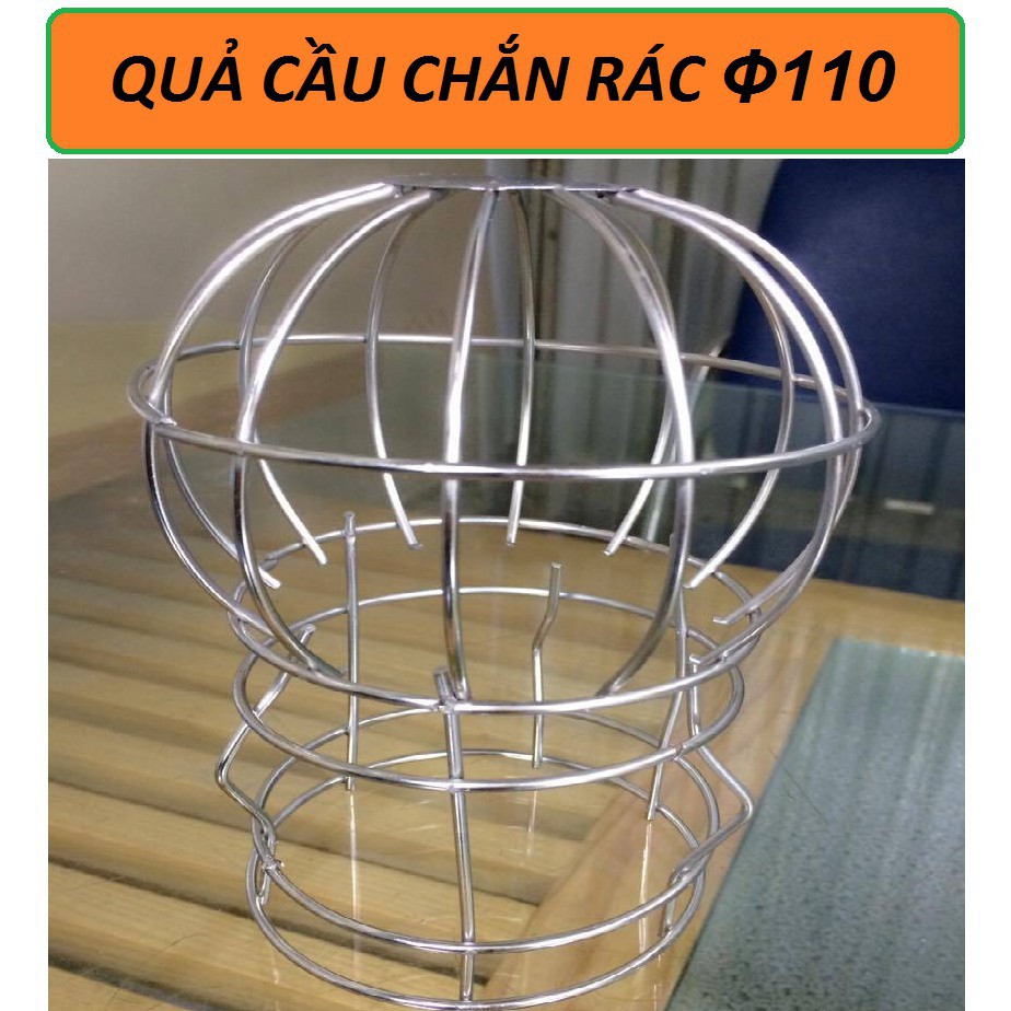 Cầu chắn rác inox 201 các kích cỡ, dùng lắp đặt trên sân thượng, sân chơi...