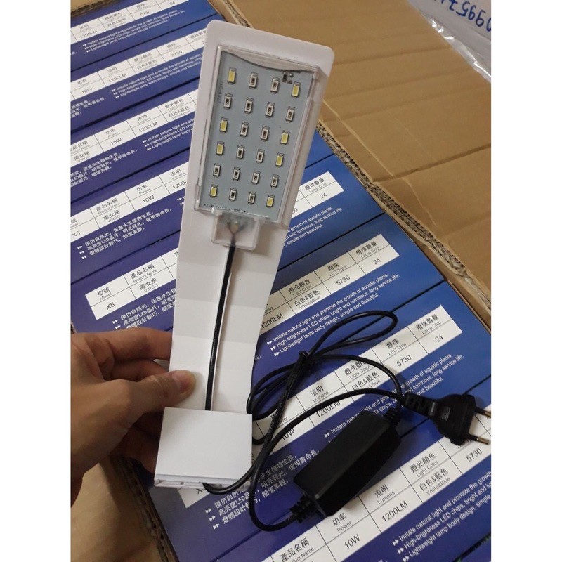 Đèn Kẹp Cho Hồ Cá/Thuỷ Sinh Siêu Mỏng ÁNH SÁNG WRGB (12W)