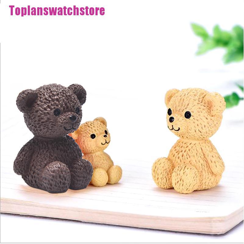 [Toplan] Tượng Gấu Dễ Thương Trang Trí Vườn Thu Nhỏ
