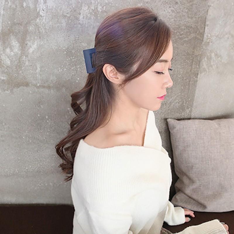 Kẹp tóc móng vuốt hình vuông thời trang nữ Hàn Quốc