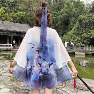 Haori Cổ Trang Siêu Đẹp Mới 2019